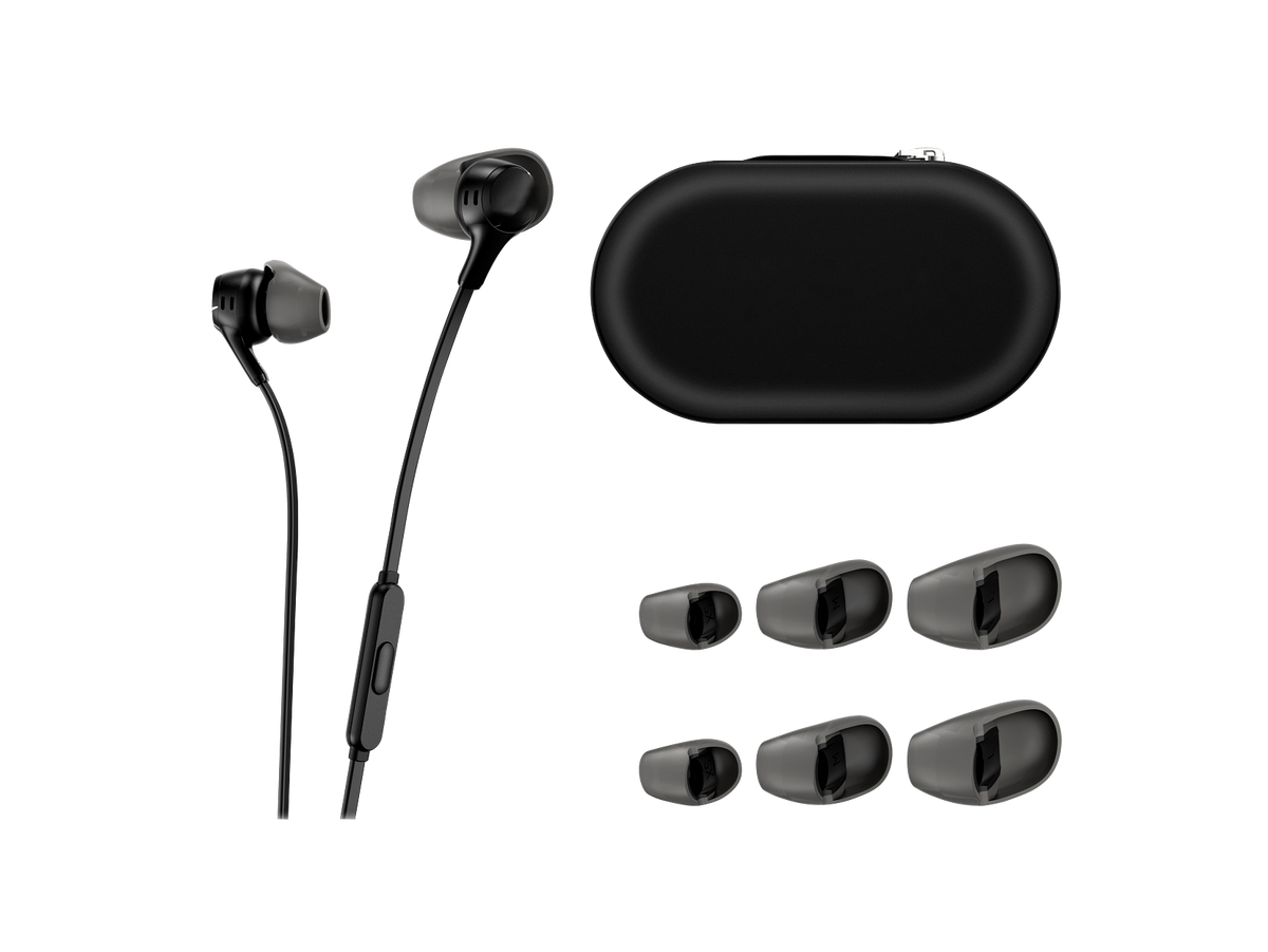 In-ear Headphones Wired Gaming In-Ear Earbuds with Built-In Multifunction Mic & Hard Storage Case