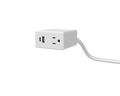 Power Strip Compact Multi-Function Desktop Power Tap with AC Outlet & Dual USB Ports